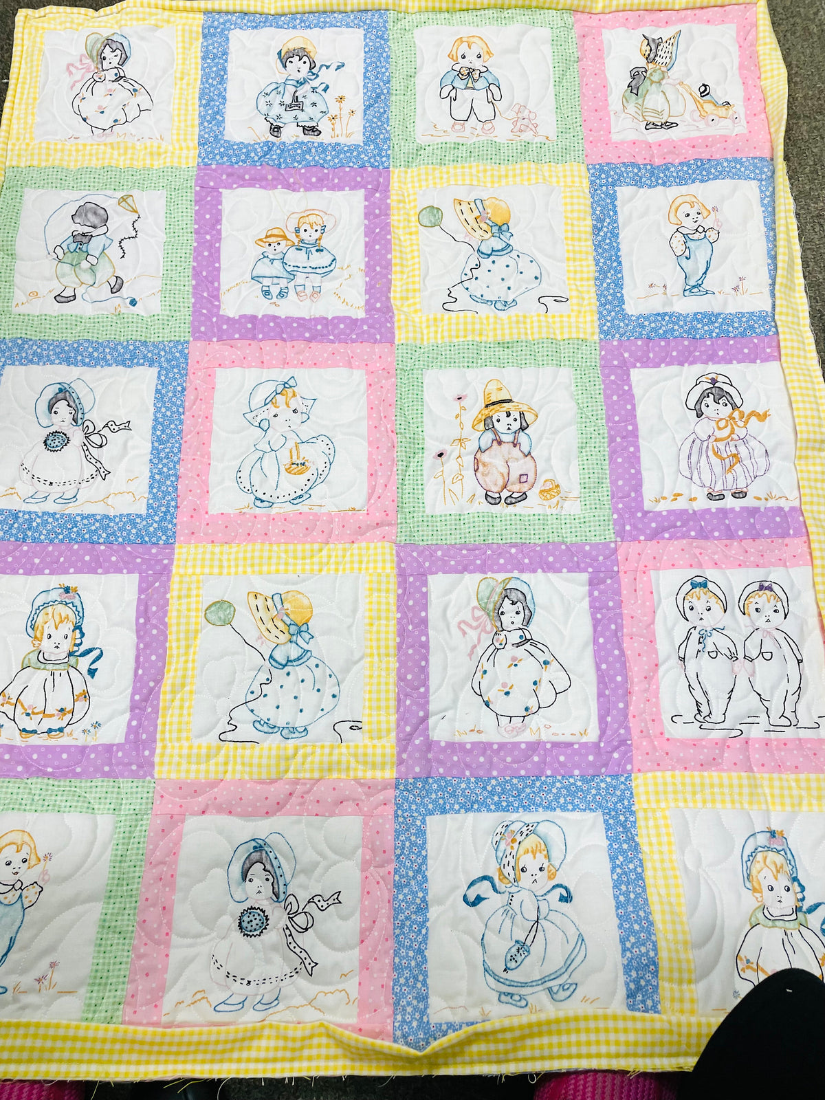 Vintage Amish Cotton Quilt hotsell