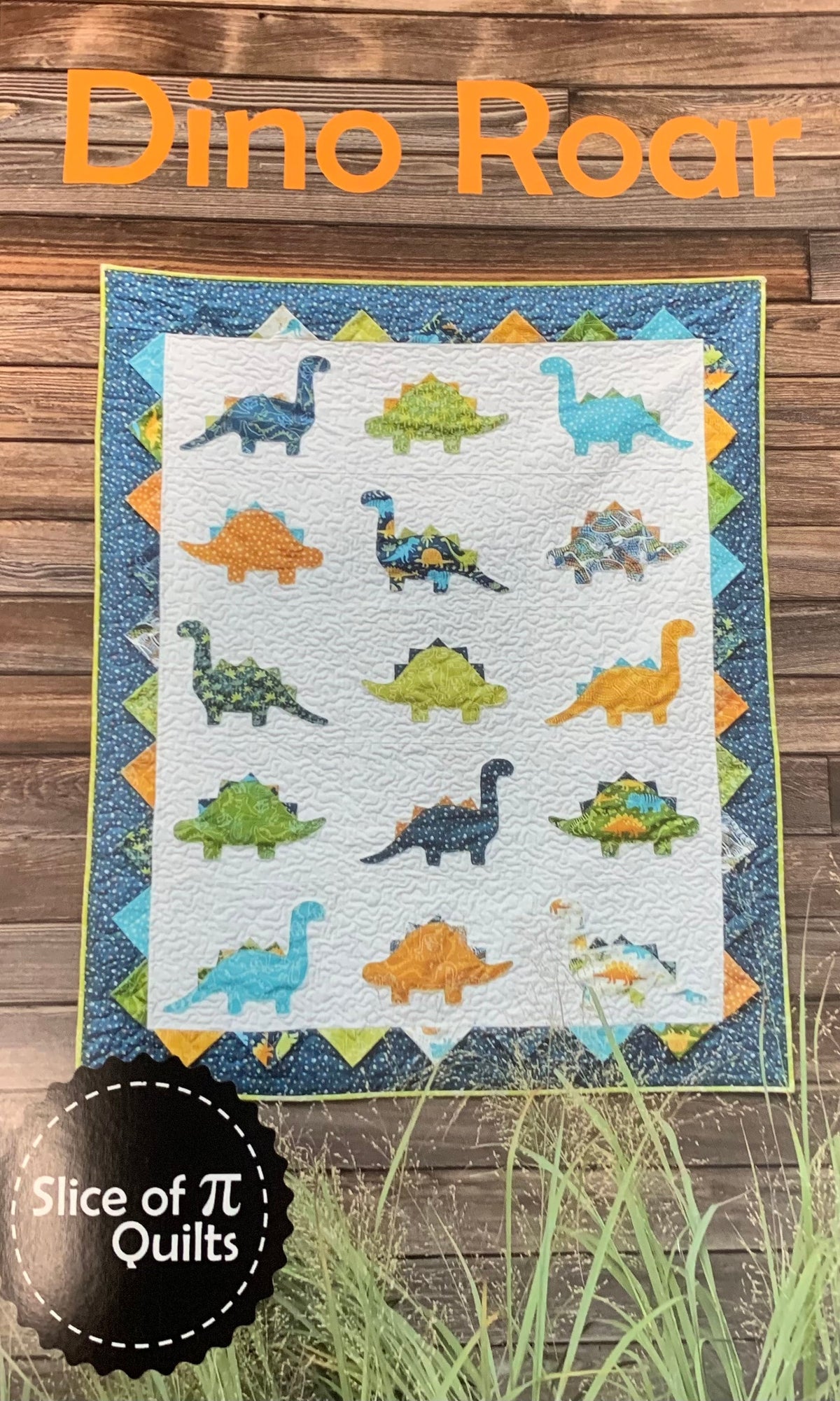 Dinosaur Friends Quilt Kit for Baby or Toddler, Quilting Sewing Supplies Bundle good Package Set, In the Beginning Fabrics, Newborn Boy Child Kid