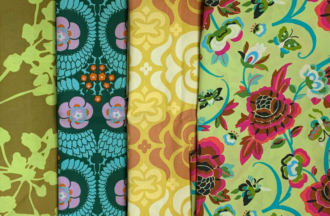 Amy Butler Fabric FQ Medley Rare Out of print 8 fat quarters