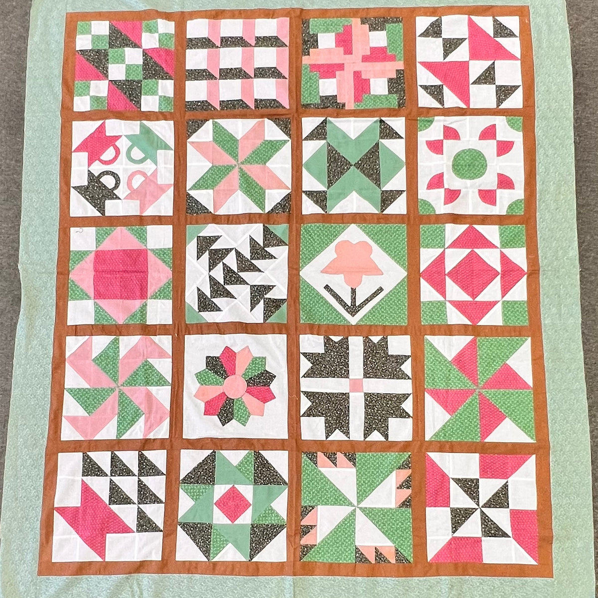 Small Patchwork Sampler hotsell Quilt Top